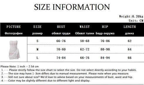 Elegant Lace Strapless See-Through Mini Dress for Women Summer Street Party